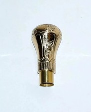 Designer Vintage Style Brass Knob Head Handle FOR Cane Walking Stick HANDLE Only