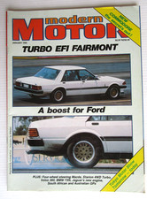 MODERN MOTOR JANUARY  1984 -  TURBO EFI FAIRMONT  - NEW COMMODORE - #10