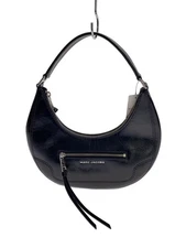 MARC JACOBS Small Leather Hobo Bag Handbag Leather BLK