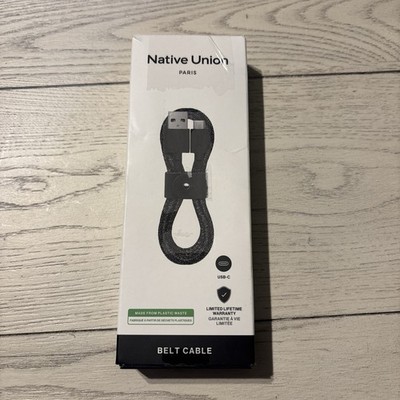 Native Union Belt Cable 4' USB-C to USB-A Cable - Cosmos OPEN BOX