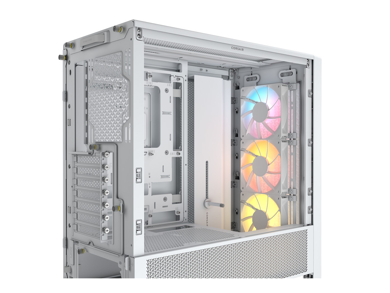 Компьютер Corsair FRAME 4000D RS ARGB из белой стали закаленного стекла ATX Mid Tower Computer