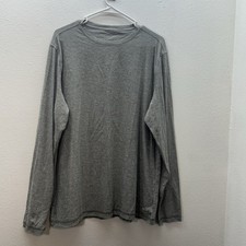 Vuori Shirt Men Medium Green Strato Tech Tee Performance Long Sleeve UPF 30 L