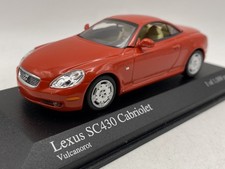 MINICHAMPS Lexus SC430 2001 Red 1:43 Car Model Diecast Metal