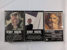 Kenny Rogers Vintage Cassette Country Music Lot Of 3 Cassette Tapes