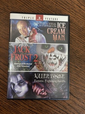 Ice Cream Man Jack Frost 2 Killer Tongue DVD 2011 Triple Feature Horror EX/NM