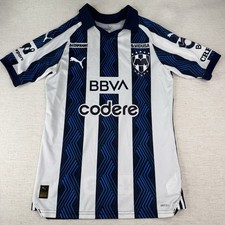 Puma Monterrey Rayados Leagues Cup Home Soccer Jersey Mens Size S Player Issue