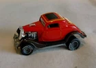 Vintage 1982 Hot Wheels Real Riders 3-Window '34 Ford Metalflake Red near mint