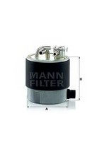 MANN WK920/7 Fuel In-Line Filter 99mm Height For Nissan Murano Qashqai/Qashqai+2