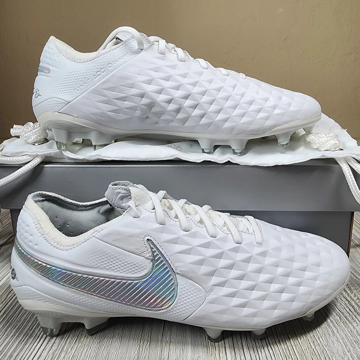 Nike Tiempo Legend 8 Elite FG White Platinum for Sale