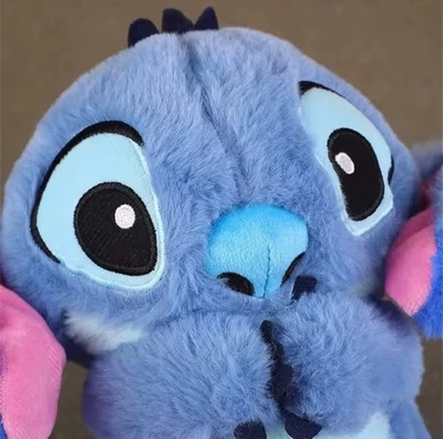 Stitch Peluche Che Respira Luce E Musica Regalo Disney - Batterie non incluse