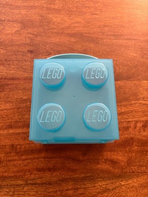 LEGO Space Storage Box with Handle Clear Blue Brick NEW Target Exclusive 2024