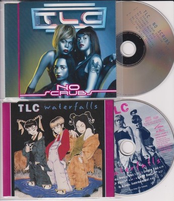 TLC   Waterfalls / No Scrubs - 9 Track 2x Maxi CD Set 1995/1999  LaFace/Arista