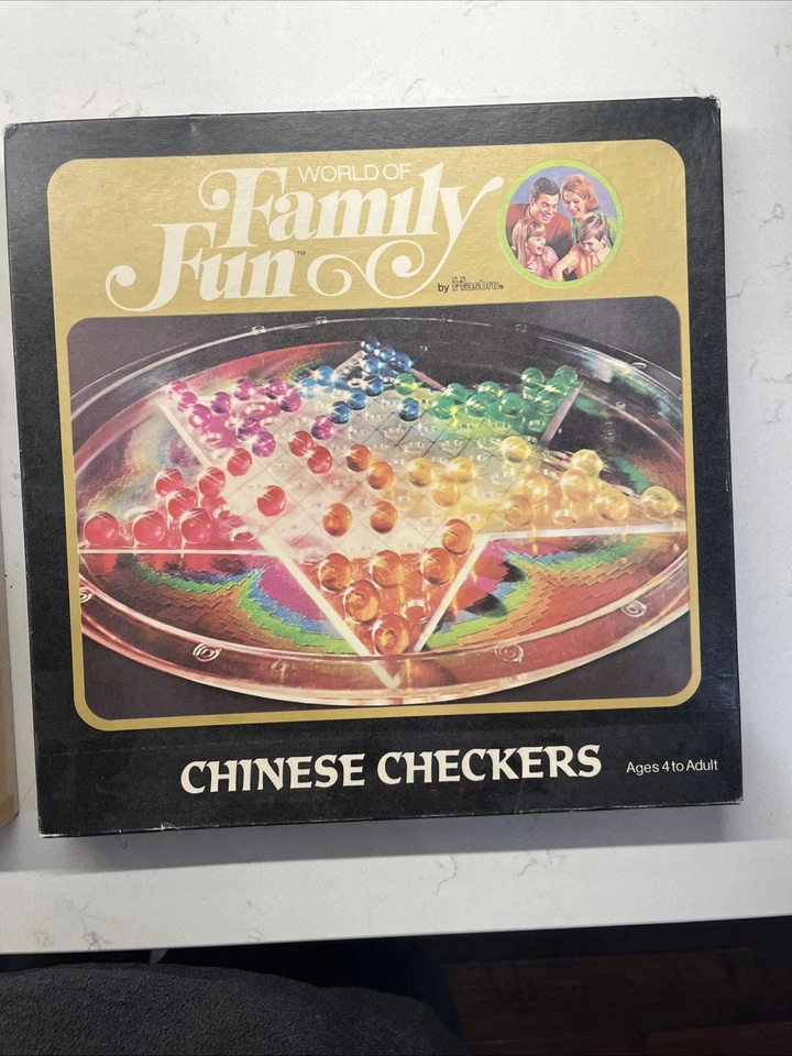 ВИНТАЖ 1971 HASBRO МИР СЕМЬИ ВЕСЕЛО КИТАЙСКИЕ ШАШКИ - ПОЛНАЯ ИГРА - Изображение 4 из 4