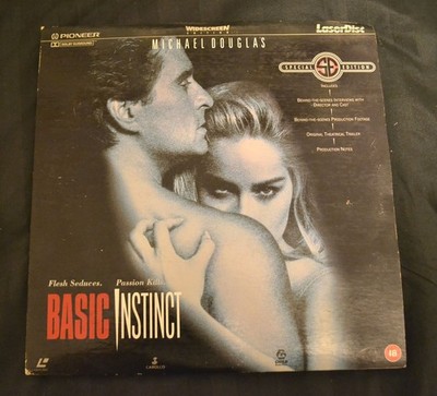 Laserdisc Video Movie Basic Instinct 1993 Sharon Stone Michael Douglas
