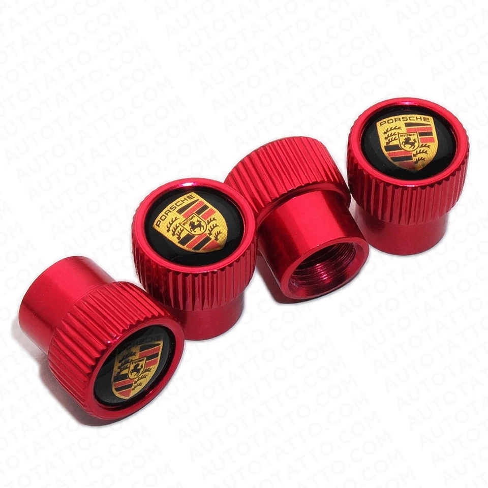 NEW Porsche Wheels Tire Air Valve Caps Stem Dust Cover Genuine-PNA 705 007 99 - Image 3 of 4
