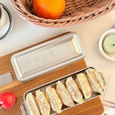 Rectangular Iron Box With Lid Jar Cheese Storage Box Cake Packaging Box