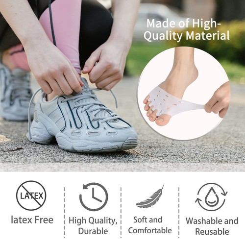Toe Separator, Metatarsal Pads(3 Pairs), Toe Spacers, Metatarsal Pads Women, ... - Picture 6 of 7