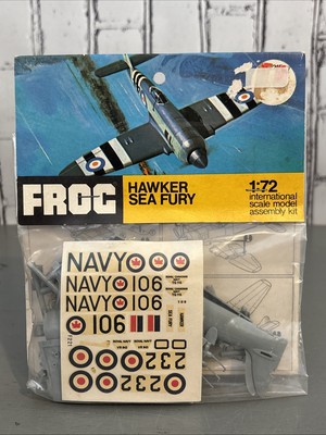 Frog Model Kits 1:72 Scale New Sealed Hawker Sea Fury