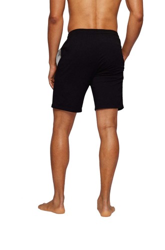 BOSS Herren Schlafanzughose Short Pants Logostickerei Grau Blau Schwarz  S-XXL - Afbeelding 18 van 18
