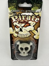Pirate Pacifier Soother with Silicone Orthodontic Nipple Glows in the Dark