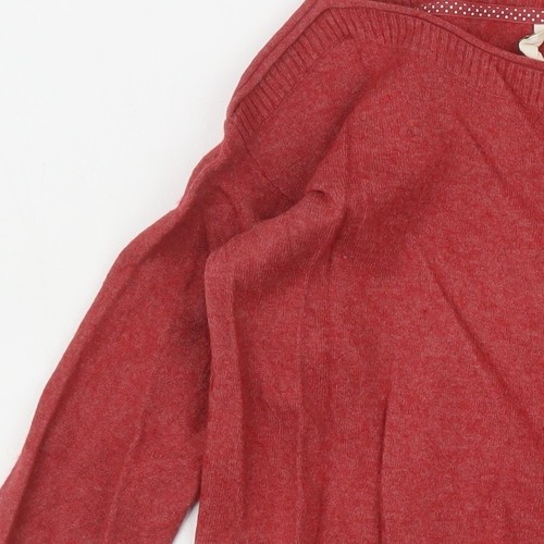 White Stuff Women's Red Jumper, Size 8, Cashmere Blend - Picture 8 of 12
