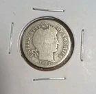 1914 Barber Dime 10c 90% Silver Coin Good