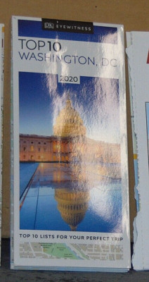 2020 DK Eyewitness Top 10 Laminated Street Map of Washington DC