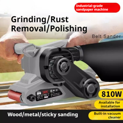 Flat-Bottom Sanding Machine 220V Electric Sanding Belt Polishing Machine