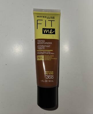 Maybelline Fit Me Tinted Moisturizer Face Makeup Natural Coverage,  368.
