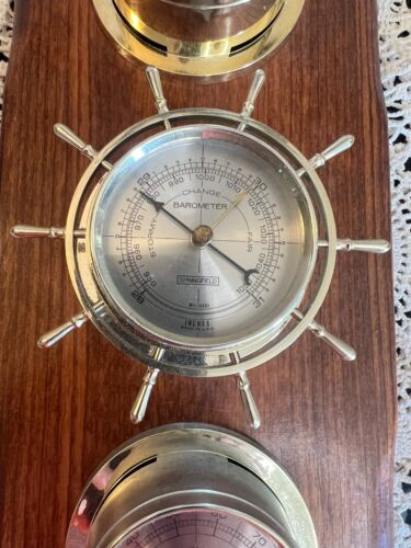 Vintage Sunbeam Nautical Themed Weather Station Temperature/ Barometer/Humidity - Picture 3 of 6