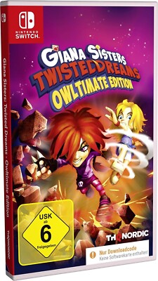 Giana Sisters   Twisted Dreams Adventure - Nintendo Switch - Code in a Box - NEU