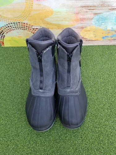 NORTIV 8 Men's Grey Black Insulated Waterproof Boots Hiking Outdoor - US Size 12 - Bild 6 von 11