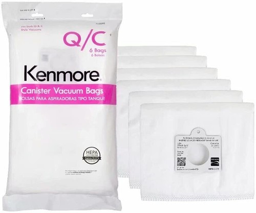 6 pk Type Q HEPA Vacuum Bags for Canister Vacuums 53292 - Picture 4 of 7