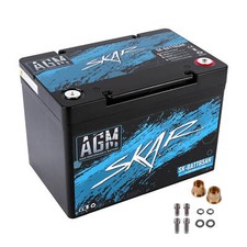 New Skar Audio 12v 65ah Agm High Performance Car Audio Battery Sk-batt65ah