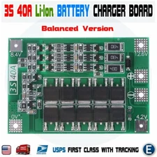 3S 40A 18650 Li-Ion Lithium Battery Charger Protection Board For Drill Balanced