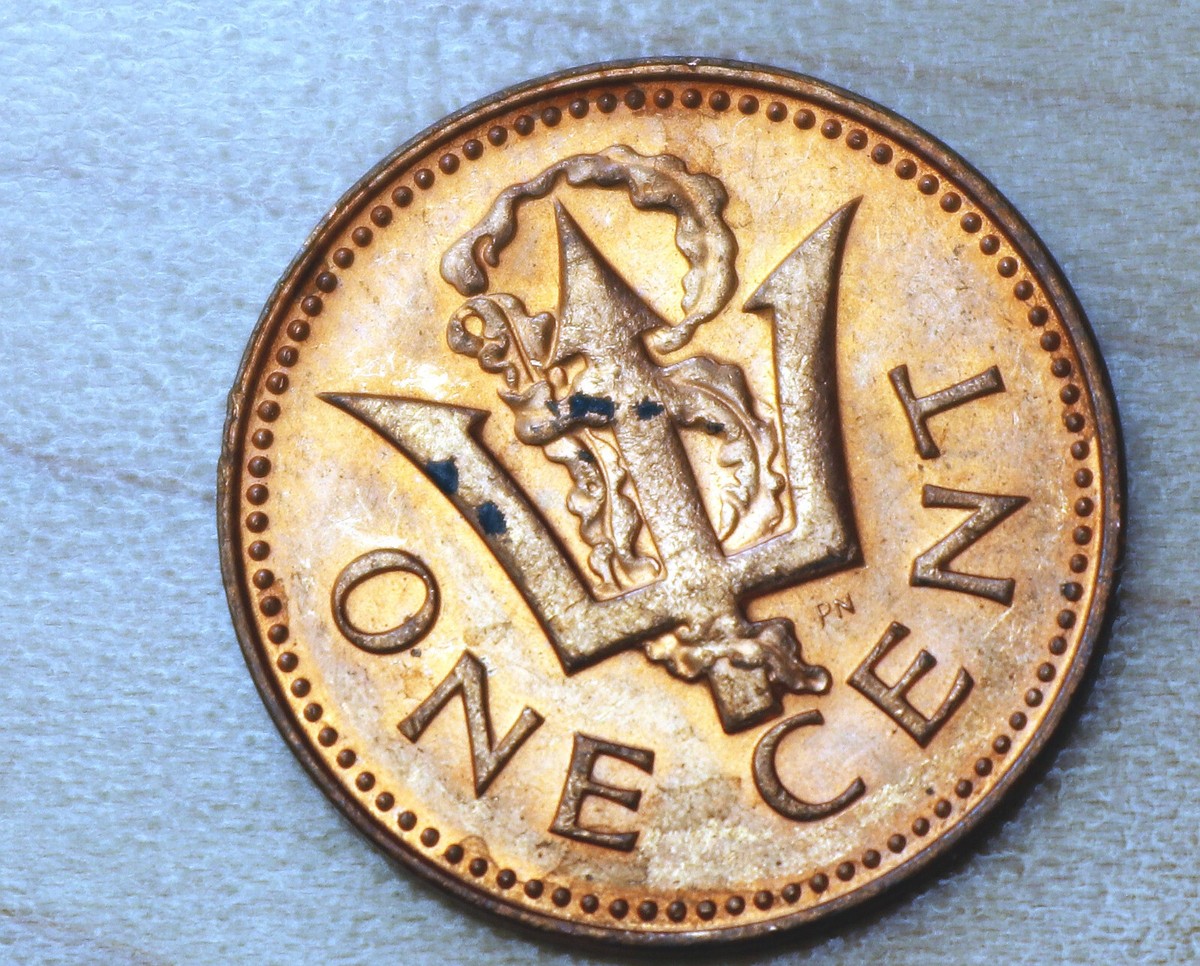 1973 Barbados 1 Cent | eBay