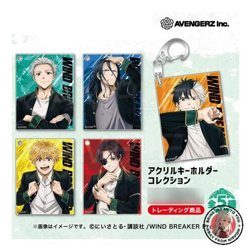WIND BREAKER 中国限定 マグネット コレクション BOX NEW WIND BREAKER Acrylic Keychain Collection Life-size 5