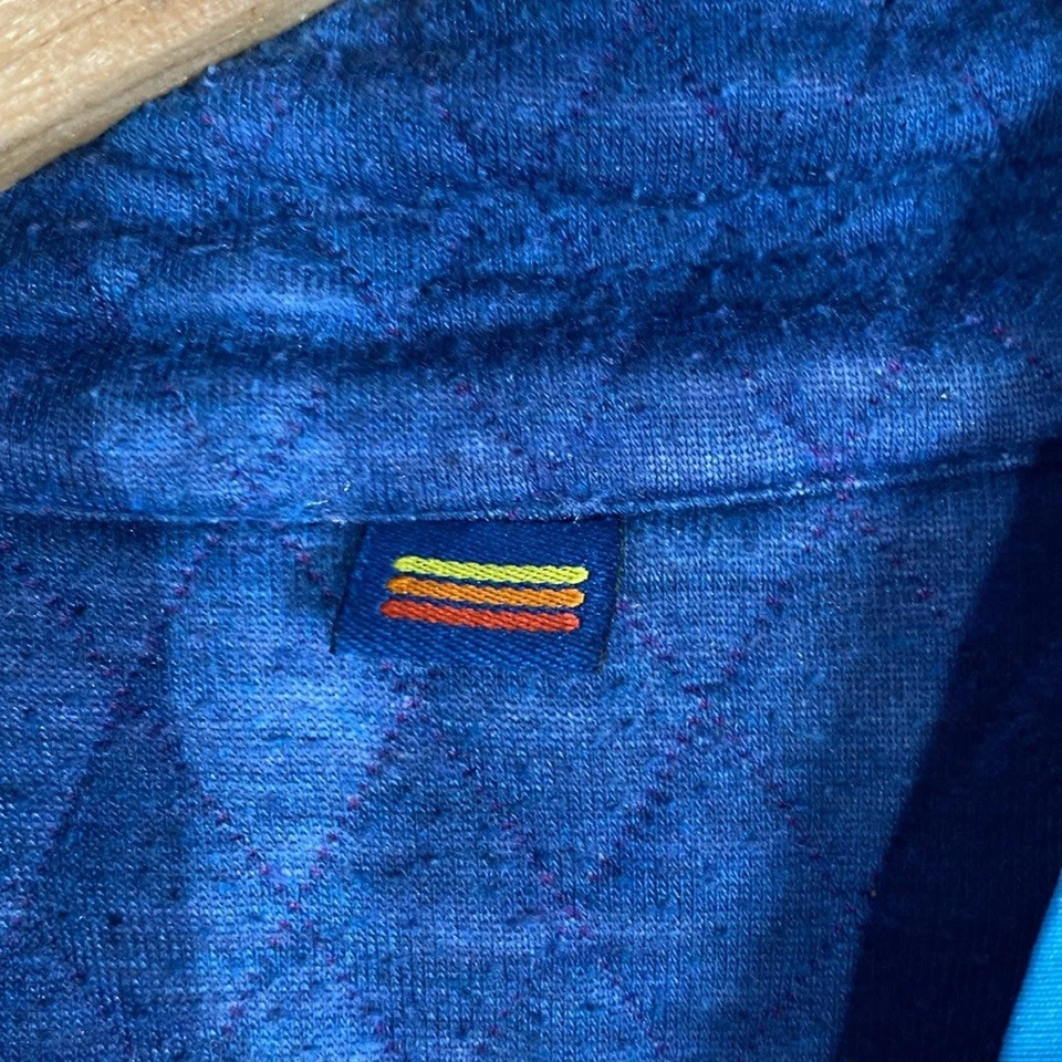 Women's Pink Quilted Half Button Down Sweatshirt - Imagem 4 de 4