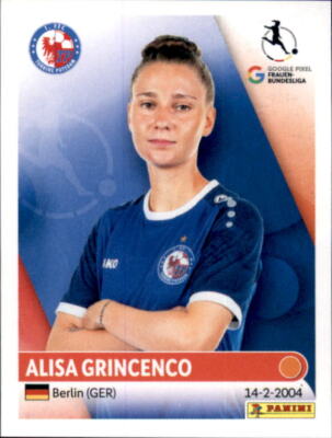 Frauen Bundesliga Sticker 24/25 - 277 - Alisa Grincenco - 1. FFC Turbine Potsdam