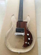 Ampeg Dan Armstrong Lucite Electric Guitar.Rosewood Guard Board, Free Shipping