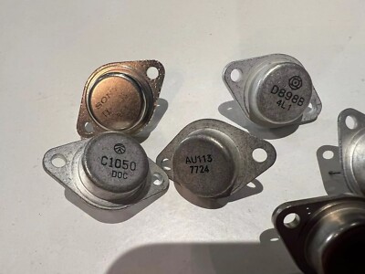 (6 Stück) Restposten Transistoren TX1835, 2SC1308K, 2SD898B, 2SC1050, AN115, 2SD792