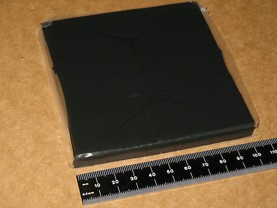 SHOCK & VIBRATION ISOLATION PAD 4''X4''x1/2'' RUBBER 30D