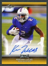 2017 Leaf Draft Football Cards - Autograph Printing Plate Packs 18