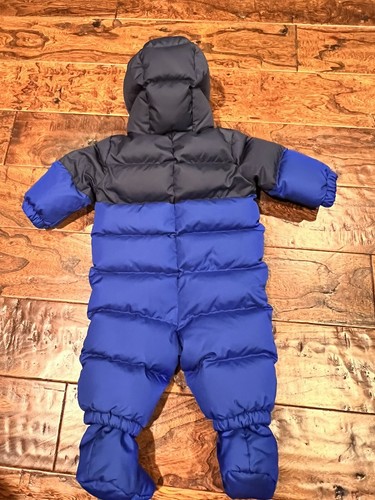 Polo Ralph Lauren Baby Kids Down Snowsuit - Navy w/ Blue - Size 3 month - Picture 7 of 10