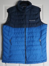 COLUMBIA PUFFER VEST, Omni Heat, BLUE COLOR B...