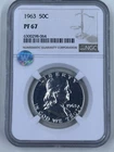 1963 50C NGC PF67 Franklin Half Dollar