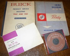 1961 61 Buick Service Manuals Bulletins Le Sabre Electra 225 Invicta Lesabre