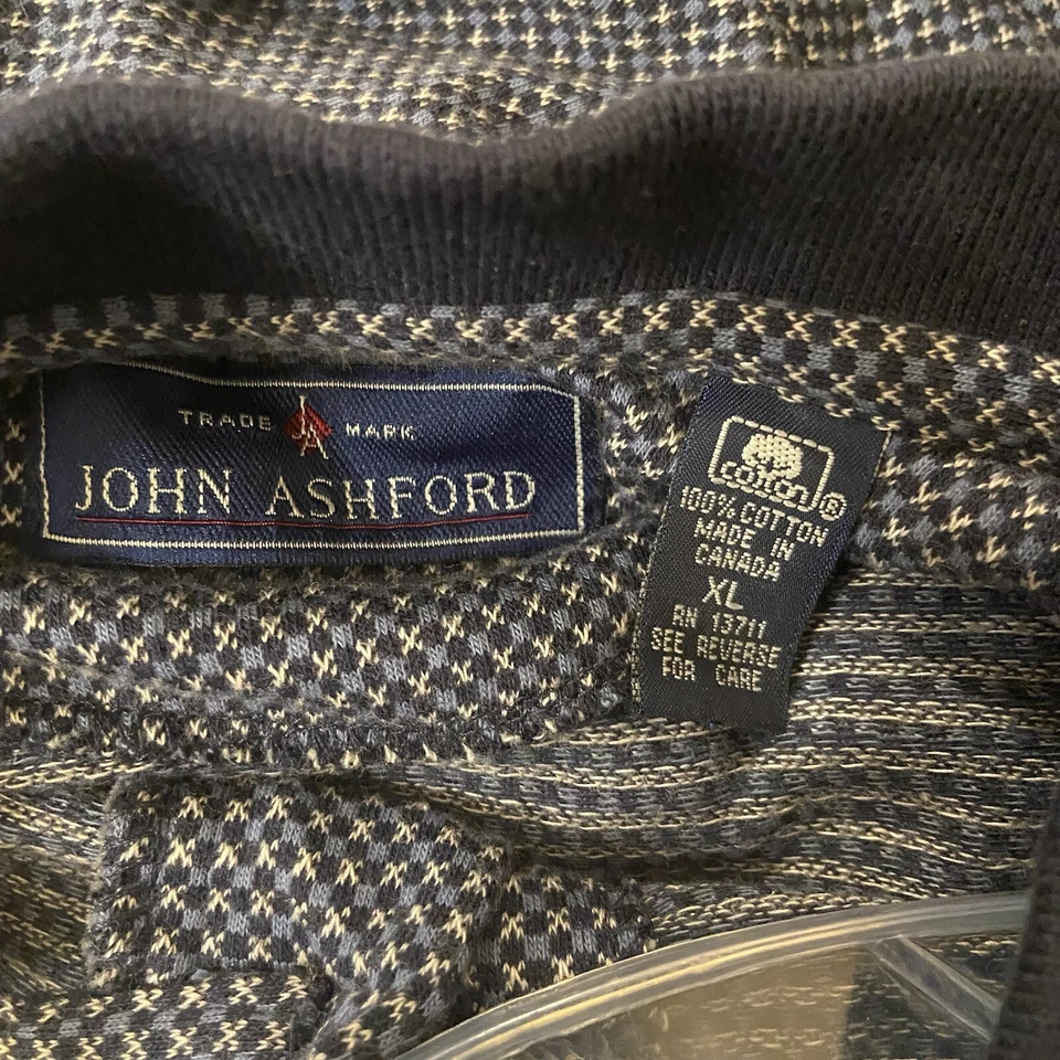 Camisa Polo John Ashford Manga Larga Cuello Pullover Cierre de Tres Botones Algodón Foto 4 de 4