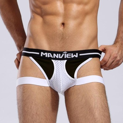 Best Price Eyecatching Mens Open Back Jockstrap Gstring Shorts Cotton Underwear Black M Best Price Eyecatching Mens Open Back Jockstrap Gstring Shorts Cotton Underwear Black M