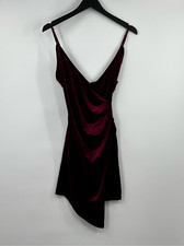 Bloomingdale’s 100% burgundy spaghetti strap dress size S